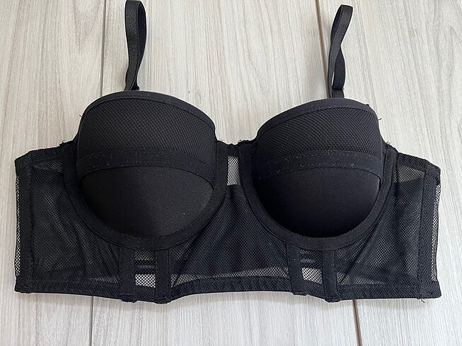 PENTİ DANTEL DESENLİ DESTEKLİ BRALET