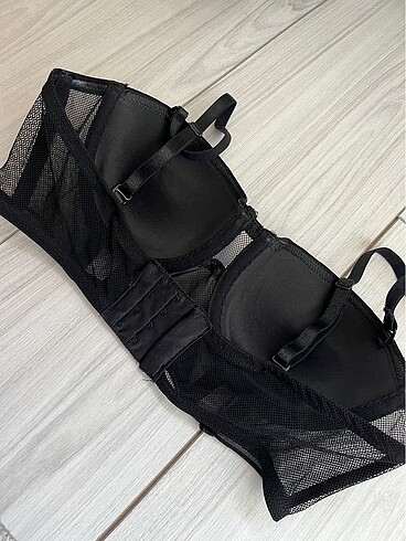 s Beden PENTİ DANTEL DESENLİ DESTEKLİ BRALET