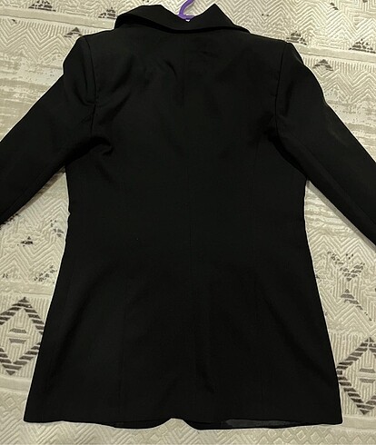 m Beden KADIN SİYAH VATKALI BLAZER CEKET