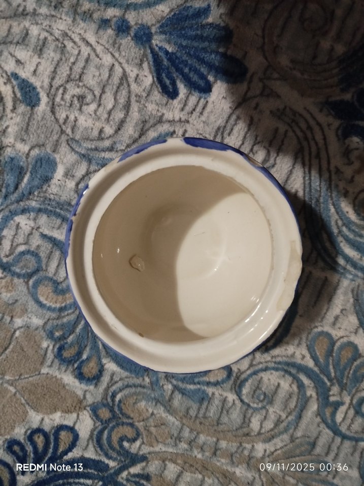 Pastel Mavi Renkli Seramik Mutfak Kavanoz /şekerlik - Görsel 4