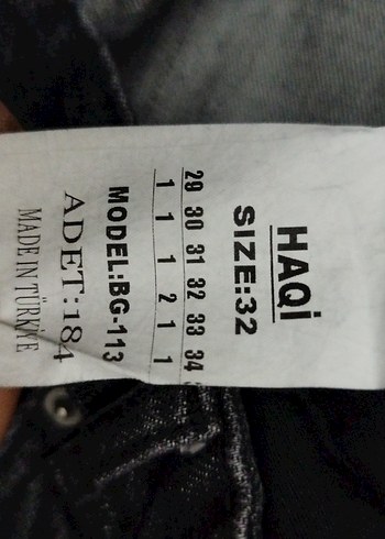 Gri Kadın Denim Bol Kesim Pantolon - Görsel 4