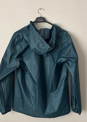 Mavi Fermuarlı Spor Yağmurluk - Görsel 2