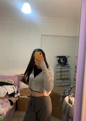 Crop hırka - Görsel 2