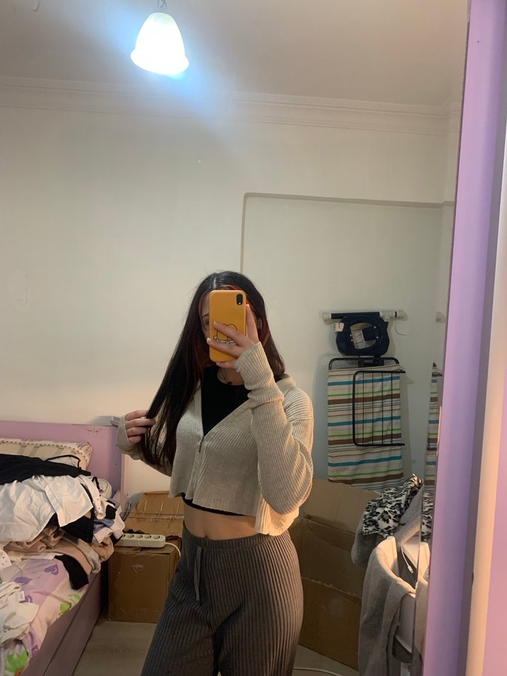 Crop hırka - Görsel 2