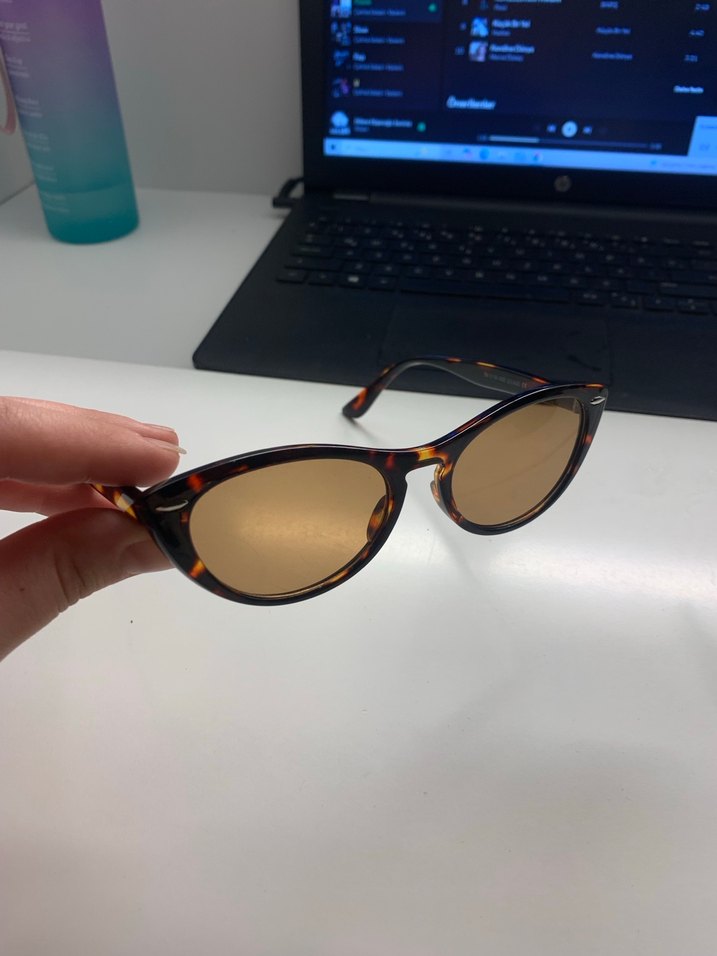 Leopar desenli gözlük - Görsel 2