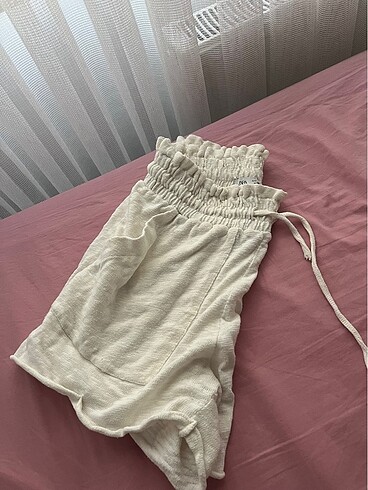 xs Beden beyaz Renk Zara beyaz şort