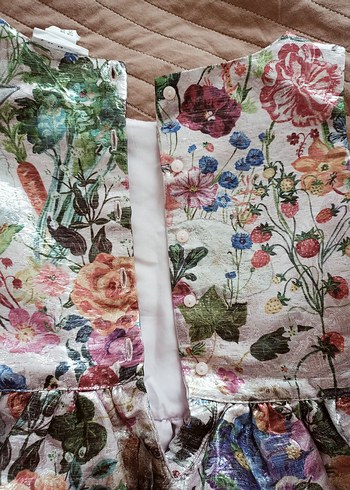 H&M Çiçek Desenli Kız Çocuk Elbisesi - Görsel 3