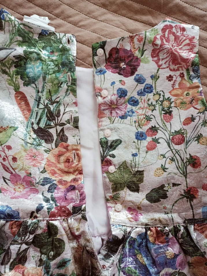 H&M Çiçek Desenli Kız Çocuk Elbisesi - Görsel 3