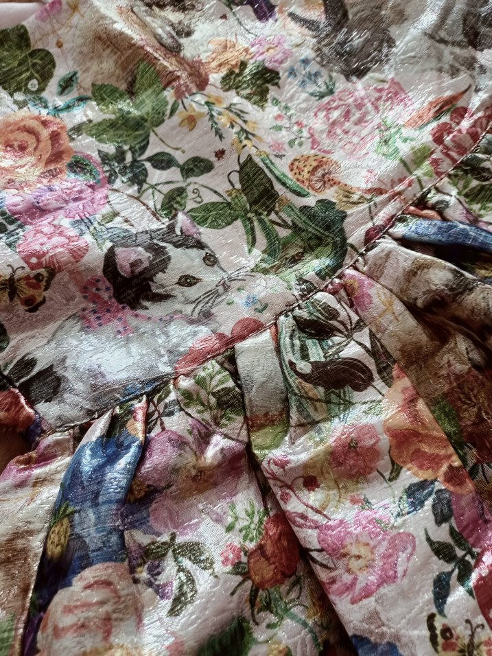 H&M Çiçek Desenli Kız Çocuk Elbisesi - Görsel 4