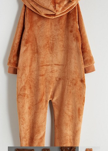 Kahverengi Kürklü çocuk Tulumu - Görsel 2