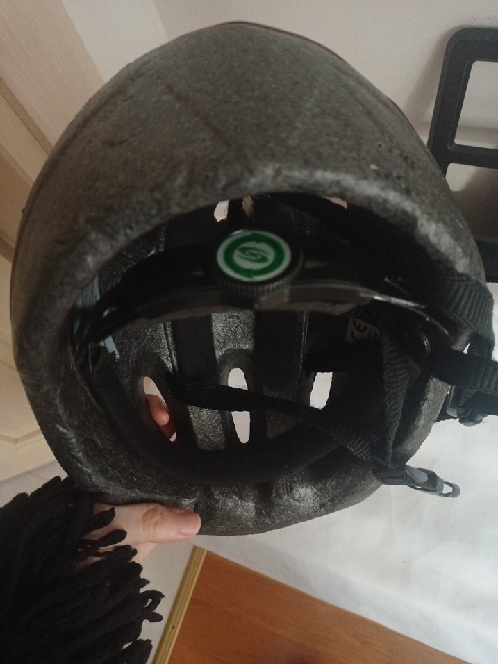 Renkli Çiçek Desenli Pembe bisiklet-scooter Kaskı - Görsel 2