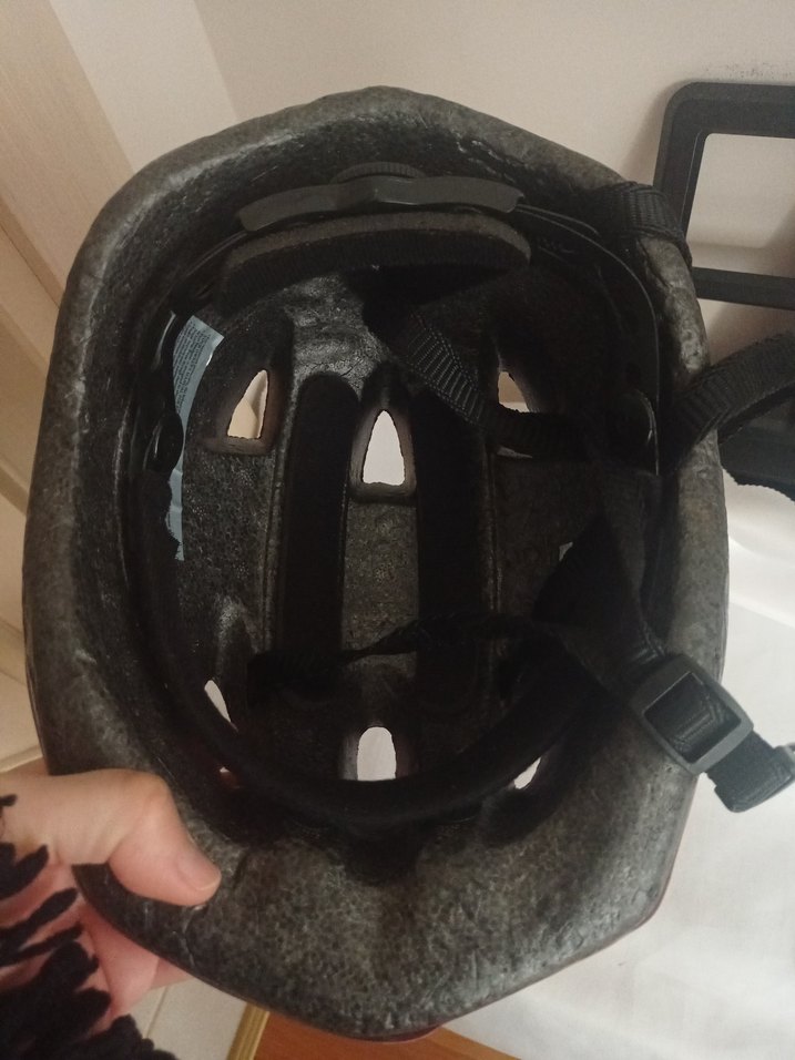 Renkli Çiçek Desenli Pembe bisiklet-scooter Kaskı - Görsel 3