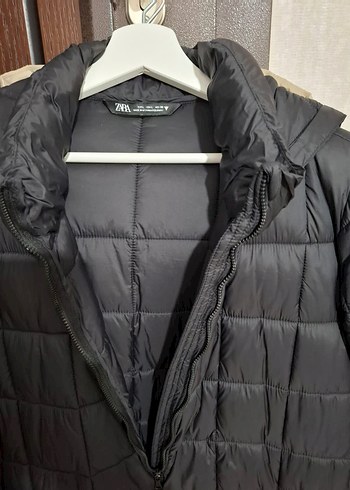 Gri Kadın Midi Kışlık Fermuarlı Mont - Görsel 2