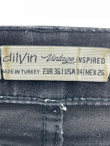 36 Beden siyah Renk Dilvin Jean / Kot %70 İndirimli.