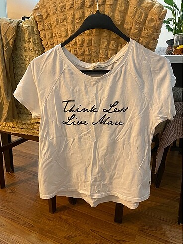 Baskılı beyaz tshirt