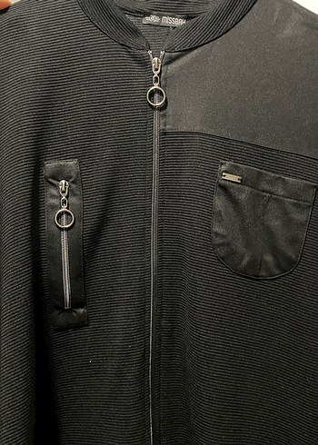 Fermuarlı Siyah Kadın Uzun Boy Palto - Görsel 9