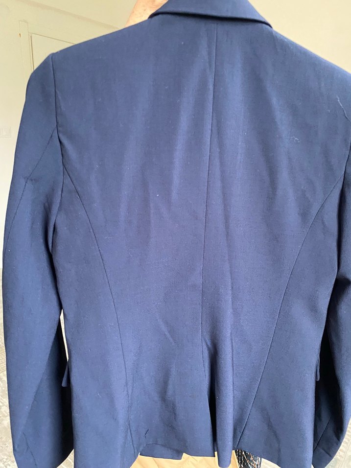 Mango Lacivert Düğmeli Kadın Blazer Ceket - Görsel 3