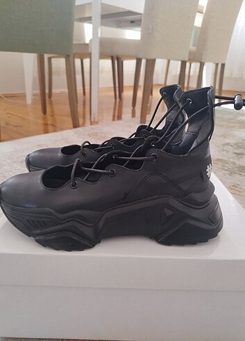 36 Beden Vdr Gerçek Deri Kadın Sneaker 36 numara