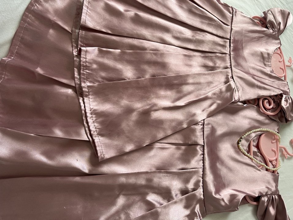 Muhteşem elbise 5,6 ve 7,8 yaş uygundur kendi dikimimdir.. - Görsel 2