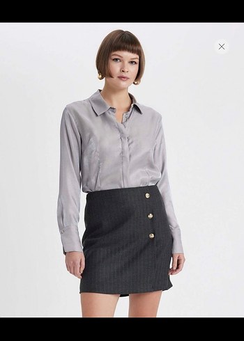 DEFACTO PARLAK GÖMLEK - Görsel 6