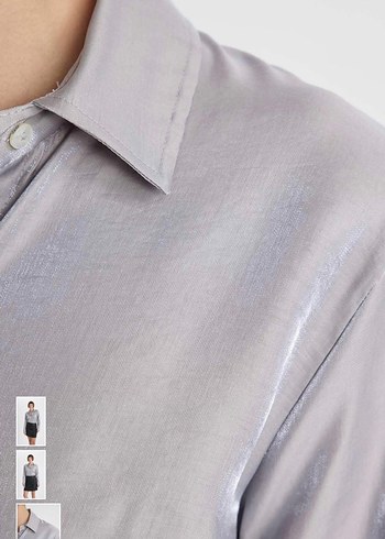 DEFACTO PARLAK GÖMLEK - Görsel 7