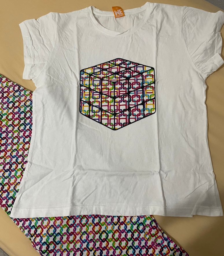 Renkli Baskılı Kadın Pijama Takımı - Görsel 4