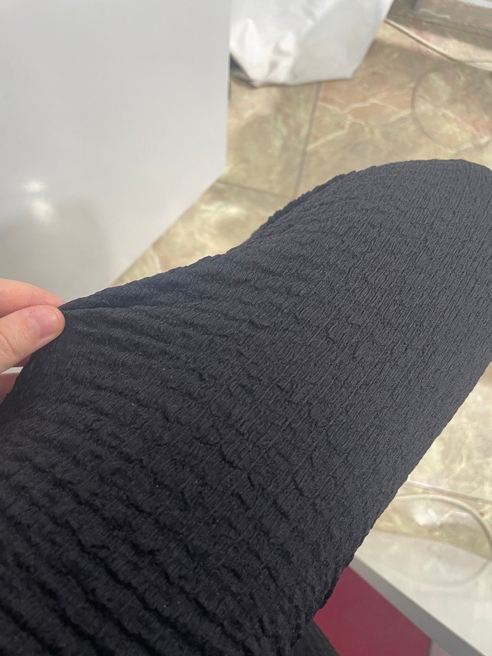 Kadın Siyah Bürümcük İkili Takım - Görsel 2