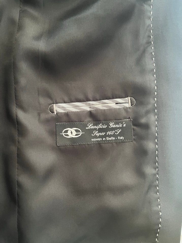 Siyah Düğmeli Erkek Takım Elbise - Görsel 4