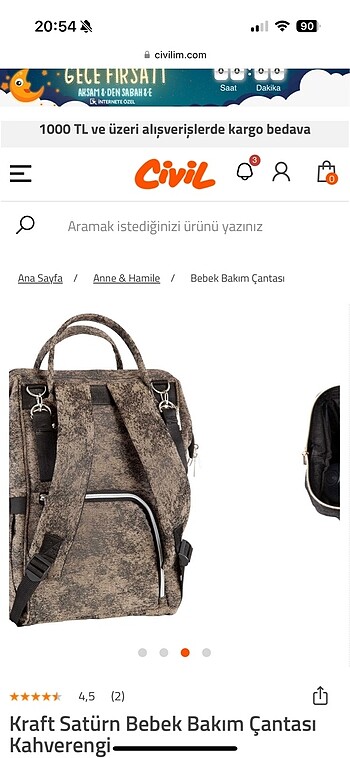 Beden Kraf çanta