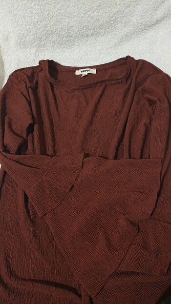 l Beden bordo Renk Koton bluz