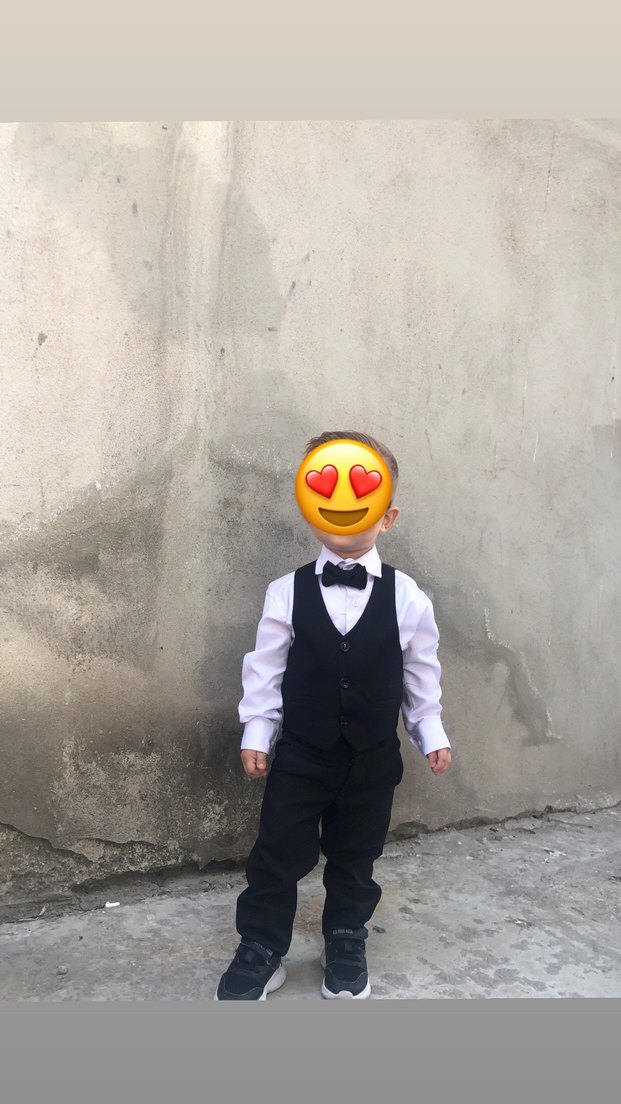 Siyah 2 yaş takım elbise - Görsel 3