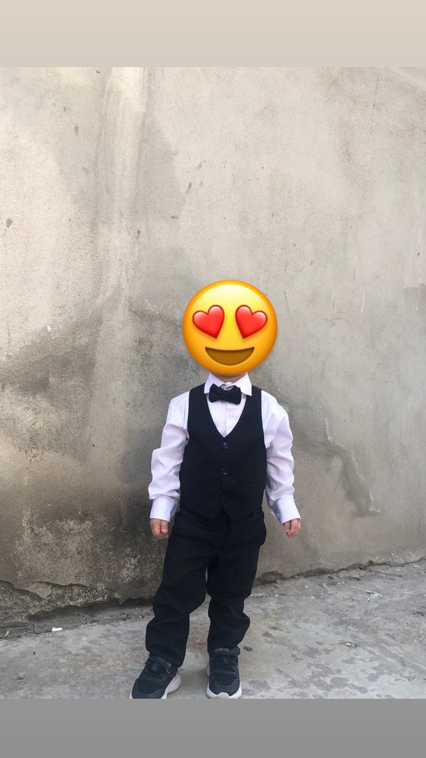 Siyah 2 yaş takım elbise - Görsel 2