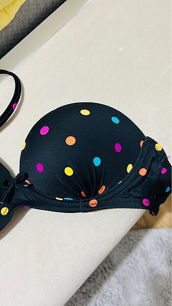 Penti Puantiyeli Bikini üstü push up