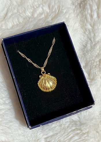 Gold deniz kabuğu kolye