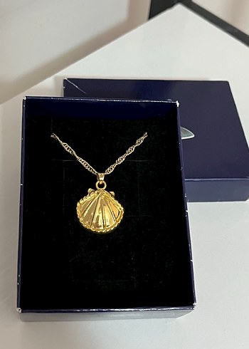 Accessorize Gold deniz kabuğu kolye