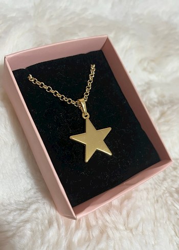 Accessorize Altın Renk Yıldız Kolye