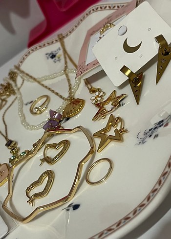 Beden altın Renk Gold takı kavanozu