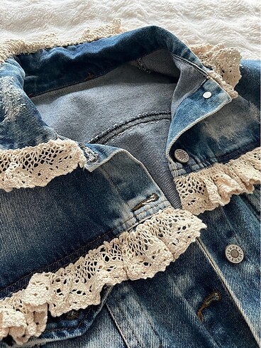 American Vintage Kadın vintage kot ceket