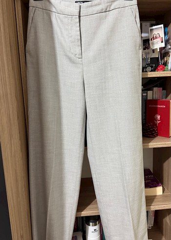 xs Beden gri Renk Zara Gri Kumaş Kadın Pantolon