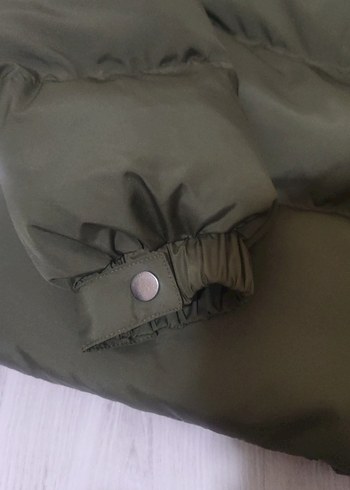 m Beden Düğmeli Kahverengi Kadın Kışlık Ceket