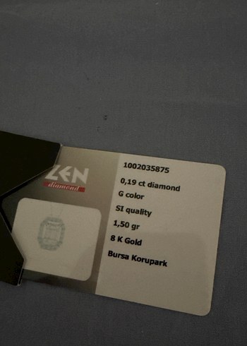 Zen Diamond Gümüş baget Kadın Kolye