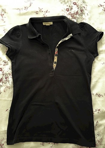 Burberry kadın polo yaka tişört