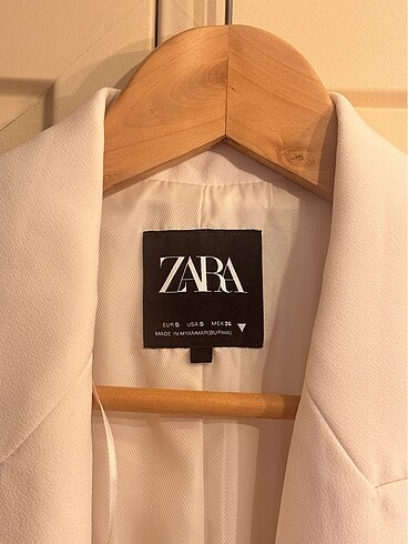 Zara Zara Beyaz Blazer Ceket