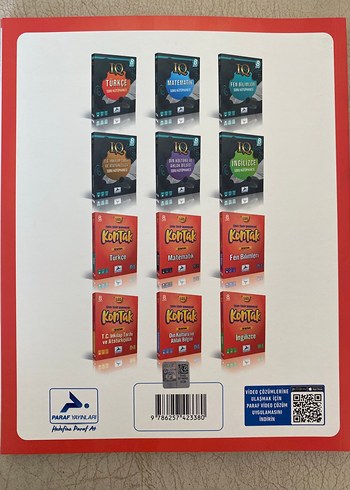 Paraf Yayınları 8. Sınıf LGS T.C. İnkılap Tarihi 36lı Denemeleri