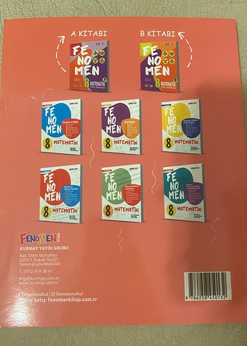  Fenomen 8. Sınıf Geometri Tabanlı Matematik Soru Bankası