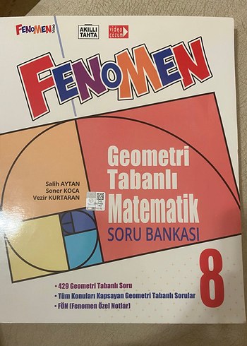 Fenomen 8. Sınıf Geometri Tabanlı Matematik Soru Bankası