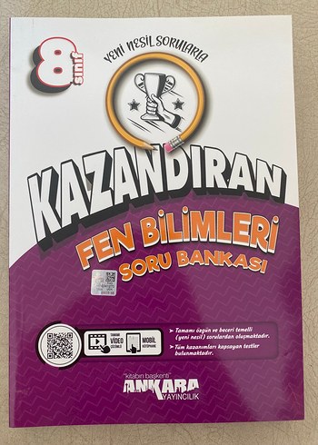 Kazandıran 8. Sınıf Fen Bilimleri Soru Bankası Ankara Yayıncılık