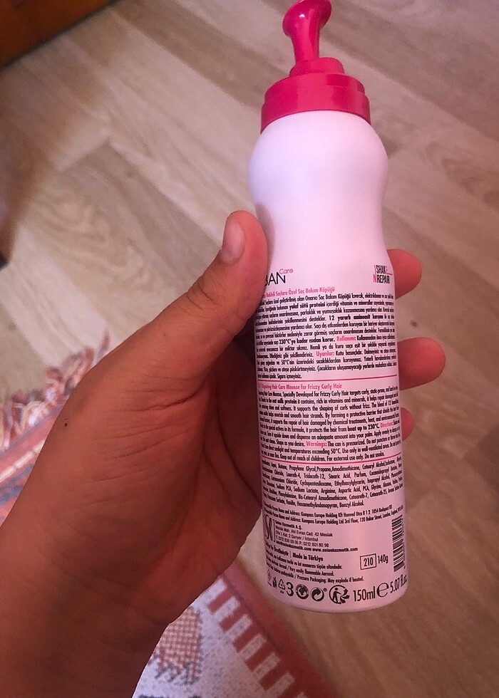 Saç bakım köpüğü - Görsel 2