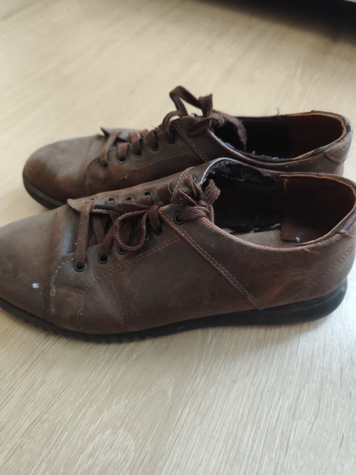 Kahverengi Deri Erkek Klasik Ayakkabı - Görsel 2