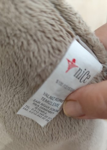 Bej Midi Kadın Düğmeli Kaban İçi Tüylü - Görsel 4